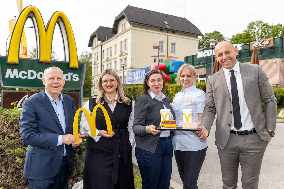 McDonald's-Restaurantübernahme in Klosterneuburg - Teamfoto